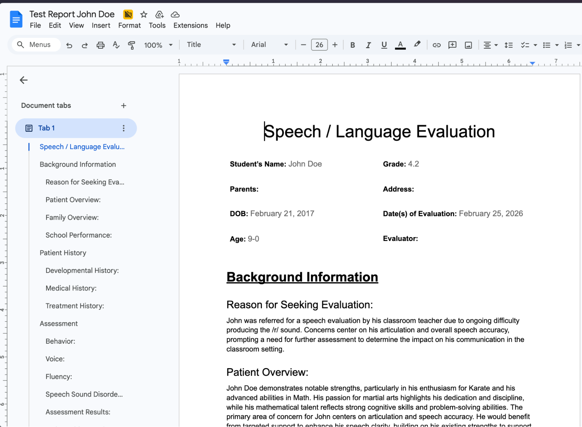 Access editable report